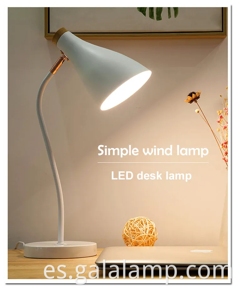 Lámpara de escritorio de protección ocular LED para estudiantes y profesionales